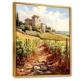 thumbnail image 2 of Designart "Vineyard Landscape In Bordeaux, France II" France Floater Framed Canvas Wall Art, 2 of 5