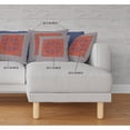thumbnail image 4 of Window Wreath Palace Broadcloth Fabric Blown and Closed Pillow - Orange Gray, 4 of 4