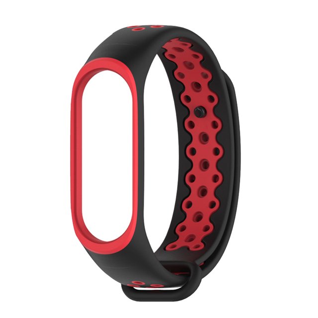Reemplazo para Xiaomi Mi Band 3/4 Pulsera de silicona Colores dobles / Correa de muñeca de reloj deportivo sólido Advancent EL0222-01