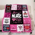 thumbnail image 4 of Funny Nurse Gifts for Women, Gifts for Nurse, Nurse Gift for Her, Nurse Week Gifts, Nurse Practitioner Gifts, Nurse Appreciation Gifts Ideas, Nurse Graduation Gifts, Nurse Blanket Gift 60"X50", 4 of 6