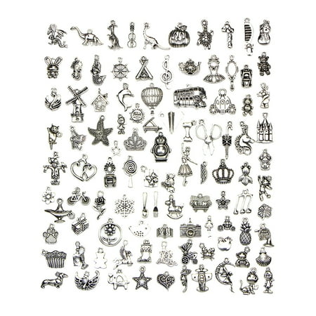 

100 pcs Silver Accessories Bracelet Accessories Child Interest Ancient Silver Accessories for Decoration