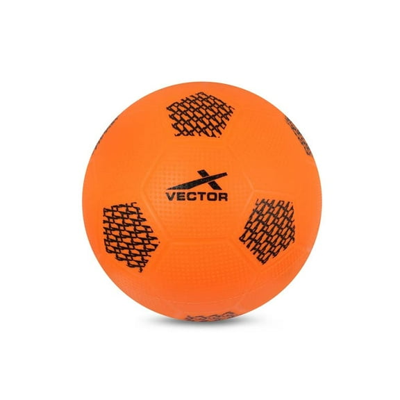 Vector X Pvc SOFT KICK Football Indoor & Outdoor Ball | Durable & Water-Resistant Football For Practice | Training |color Orange| Pack Of 1 |Size 1 Suitable For Kids
