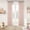 Light Pink, variant on 112 Inch Pinch Pleat Linen Semi Sheer Curtains 2 Panels Terracotta Light Filtering Privacy Burnt Orange Rust Drapes Floor to Ceiling Back Tab with Hooks Rings