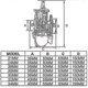 thumbnail image 2 of Carburateur 21 mm, PWK 21 Moto Power Jet Carb Racing Performance Universel pour 50 cc 100 cc Pit Di, 2 of 5