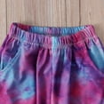 thumbnail image 4 of Odeerbi 4-12 Years Kids Girls Tie-Dye Pants Summer Casual Breathable Elastic Waist Trousers, 4 of 7