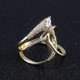 thumbnail image 1 of Anillo brillante Cobre con incrustaciones de circón Joyería de mano geométrica Anillo que combina con todo Wmkox8yii fajkfhkj2689, 1 of 7