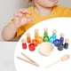 thumbnail image 1 of Bolas para pequeños en tazas, juguete Montessori, 7 colores, juego de clasificación de colores, juego de mesa, juguete de aprendizaje preescolar CUTICAT Bolas en Copas, 1 of 8