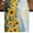 Orange Beige Sage Green, variant on Sunflower Mountain 36 Inch Table Runner, Summer Watercolor Botanical Farmhouse Dresser Scarf Cotton & Linen Tablerunner for Dining/Kitchen Island/Holiday Party Décor Small 13" x 36"