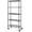 Black, variant on CAPHAUS NSF Heavy Duty Commercial Adjustable Wire Shelving w/ Wheels & Leveling Feet, Kitchen Storage Metal Shelf, Garage Storage Shelving, Utility Wire Rack Storage Unit, Silver 48 x 18 x 76 4-Tier