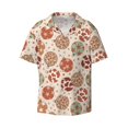 thumbnail image 3 of Goofa Cow Spots And Disco Ball Printed Men's Casual Short-sleeved Shirt,Lightweight Breathable Button-down,Summer Casual men's top,Versatile Fashion shirt-X-Large, 3 of 7