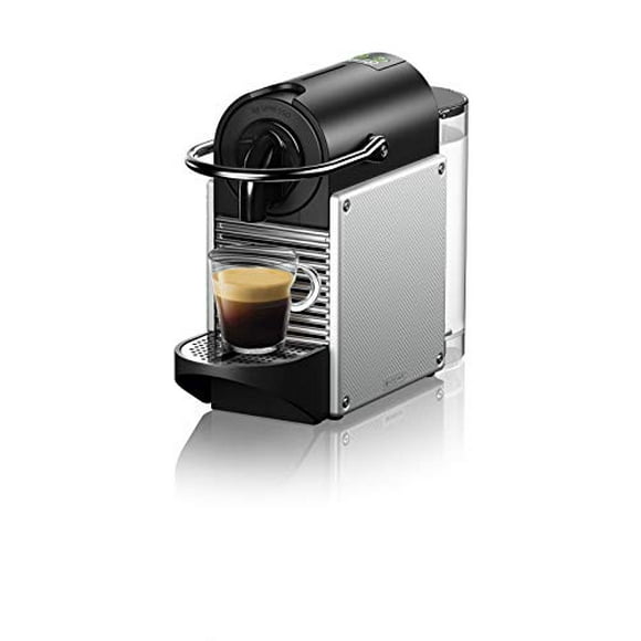 Nespresso EN124SCA Pixie Espresso Machine by De`Longhi, Aluminum