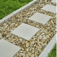 thumbnail image 3 of Pavestone 16" Square Limestone (White) Concrete Stepping Stone, 3 of 7