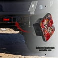 thumbnail image 5 of Hitch Cover Fits For 2-Inch Hitch,Pattern With Day Of The Dead Skulls And Rosesrubber Trailer Hitch Cover Tube Plug Insert,Car Exterior Accessories, Receiver Tube Hitch Plug, 5 of 6