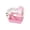 Pink, variant on Yhmxh Hamster Cage Small Hamster Habitat 2-Tier Transparent Acrylic Hamster Cage Hamster Enclosure with Running Wheel & Hideout for Dwarf Hamsters