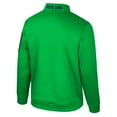 thumbnail image 3 of Men's Colosseum Kelly Green Notre Dame Fighting Irish Mainframe Quarter-Zip Fleece Jacket, 3 of 3