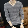 thumbnail image 5 of Suéteres azules Ropa para hombres Sudadera roja sin capucha Suéter de punto negro Cuello en V para hombre Calentado Casual Manga larga 100% Venta al por mayor Barato X, 5 of 5