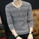 thumbnail image 5 of Suéteres azules Ropa para hombres Sudadera roja sin capucha Suéter de punto negro Cuello en V para hombre Calentado Casual Manga larga 100% Venta al por mayor Barato X, 5 of 5