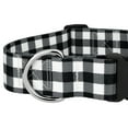 thumbnail image 6 of Country Brook Petz® 1 1/2 inch Deluxe Black & White Buffalo Plaid Dog Collar, Extra Large, 6 of 6