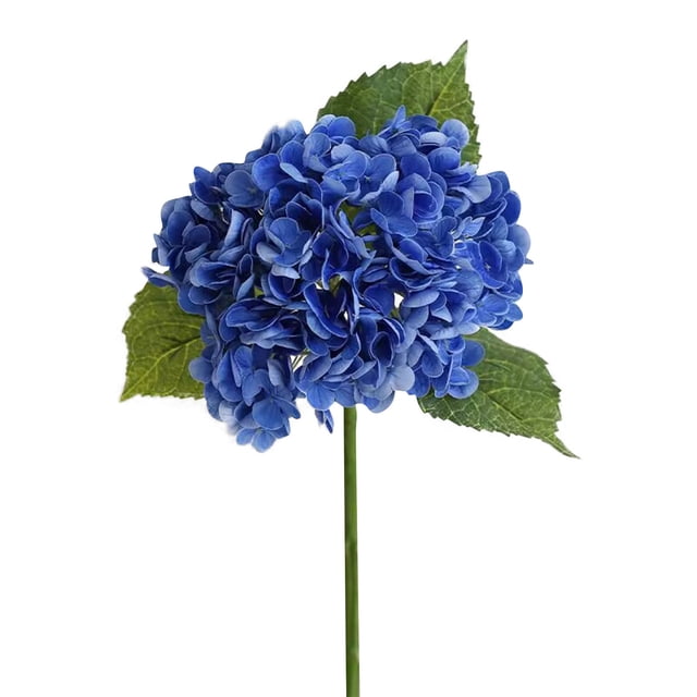 Maojin Flores artificiales de hortensias para exteriores, plantas falsas resistentes a los rayos UV, flores de plástico sintético para plantas colgantes interiores y exteriores