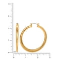 thumbnail image 4 of Jessica Simpson Women's Polished Hoop Earrings. Goldtone, 4 of 4