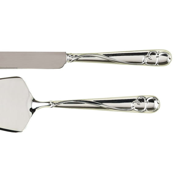 Hortense B. Hewitt Graceful Heart Serving Set With Silver-Plated Handles 27208ST