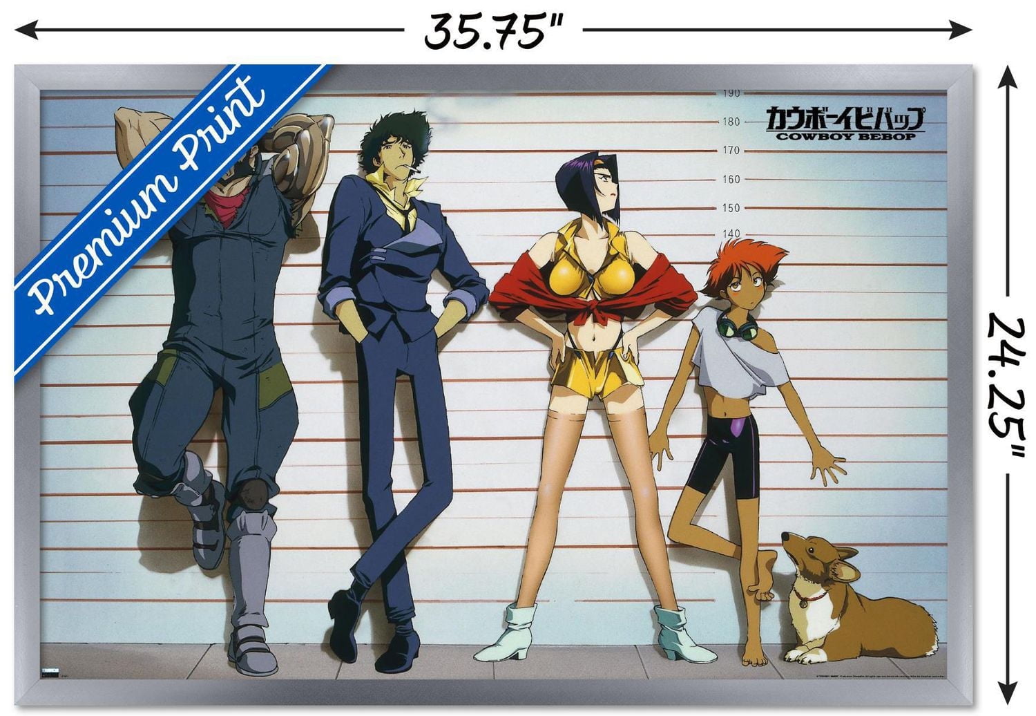 Cowboy Bebop - Heights Wall Poster, 14.725" x 22.375" Framed
