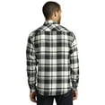 thumbnail image 2 of Port Authority W668 Plaid Flannel Shirt, Mens Casual Button Down Shirts, 2 of 5