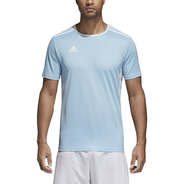 Adidas Entrada Adult Soccer Jersey CD8414 - Clear Blue, White