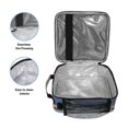 thumbnail image 3 of Square Lunch Bag 10.5*3.5*9.5 Inches Cooler Bag Lunch Bag Insulation Portable Durable Fashion Christmas Snow Scene, 3 of 6