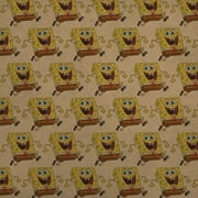 Running SpongeBob Premium Kraft Roll Gift Wrap Wrapping Paper