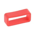 thumbnail image 4 of Uxcell Watch Band Strap Loops Silicone Watch Holder Keeper for 18mm Width Watch Band, Red 4 Pack, 4 of 5