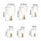 thumbnail image 2 of 150pcs 8 Types Copper Wire Lugs Crimp Wire Connector Eyelets Cable Connection Clamp for Industrial Electric Battery, 2 of 5