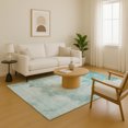 thumbnail image 7 of Addison Rugs Mayfield Premium Machine Washable Transitional Modern Teal Rectangle Rug, 10' x 14', 7 of 7