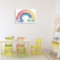thumbnail image 3 of Stupell Industries Eclectic Colorful Rainbow with White Stars Canvas Art, 24 x 16, by Creative Studio, 3 of 8