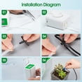thumbnail image 3 of Automatic Watering System, USB Cable Charging High Efficiency Plant Drip Irrigation Kit  for Home Garden Office for 12 Pots, 3 of 7