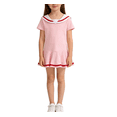 thumbnail image 6 of LIaqionyy Girls Dress School Uniform Cute Shorts Sleeve Collared Casual Cotton Classic Fashion Dresses Clothes, 6 of 7