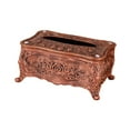 thumbnail image 1 of GROWTH TANK Acrylic Tissue Box Cover Container Storage Elegant Design Organizer Toilet Paper Large Red Bronze, 1 of 9