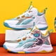 thumbnail image 3 of Zapatillas de baloncesto de suela gruesa para niños, zapatillas de baloncesto para correr al aire libre, cesta de entrenamiento antideslizante para niños al aire libre, alta calidad, 3 of 5