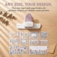 thumbnail image 2 of Postage Stamp Punch with Adjustable Perforated Edge, Stamp Puncher Stamp Cutter Hole Punch for Scrapbooking, Stamp Shaped Paper Punch for Card Making, DIY Journaling Supplies, 2 of 7