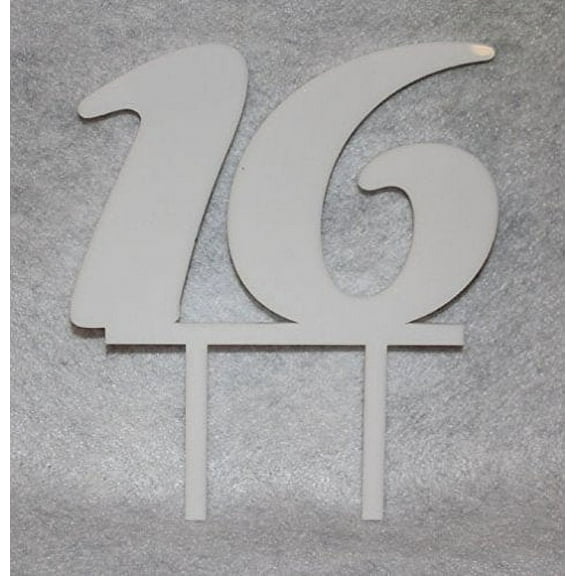 Birthday Cake Toppers - 1/8" Acrylic - Assorted Colors