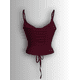 thumbnail image 3 of SET DE 3 BLUSAS DE TIRANTE MUJER ACANALADO STRETCH CON JARETA UNITALLA, 3 of 5