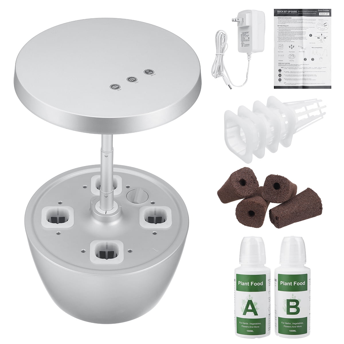 Ecoo Grower IGS01 4 pods Indoor Plant Hydroponics LED Grow light Own