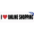 thumbnail image 2 of 10in x 3in I Love Online Shopping Magnet, 2 of 5