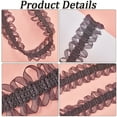 thumbnail image 6 of 10 Yards Polyester Elastic Lace Trim for Jewelry Making Garment Accessories Black 3/4 inch(20mm), 6 of 6