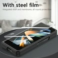 thumbnail image 3 of for Samsung Galaxy Z Fold 4 Case with Hinge Protection, Embossed Z Fold 4 Case Built-in Screen Protector, Full Body- Silicone All-Inclusive Shockproof Case for Samsung Galaxy z Fold 4, White, 3 of 9