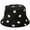J876-Black-Daisy Flower, variant on Reversible Bucket Hat For Men Women Summer Travel Beach Outdoor Fishing Hat 100% Cotton - J905-Blue