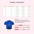 thumbnail image 7 of inlzdz Girls Metallic Shiny Hip Hop Jazz Dance Crop Top Performance Glitter T-Shirt Disco Party Dancewear White 120, 7 of 7