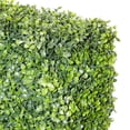 thumbnail image 5 of DecMode Green Plastic Contemporary Artificial Boxwood Hedge Topiary with Black Planter Box 22" x 9" x 59", 5 of 13
