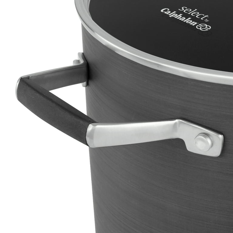 Select by Calphalon Hard-Anodized Nonstick 8-Quart Stock Pot with Cover 
