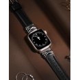 thumbnail image 3 of Wearlizer Leather Watch Band Compatible with Apple Watch Bands Women 38/40/41/42/44/45/46/49mm Slim X-Shape Metal Buckle Strap for Series 11/10/9/8/7/6/5/4/3/SE/Ultra 3/2/1, 3 of 6